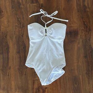 Bleu Rod Beattie Fuchsia Halter One Piece Swimsuit